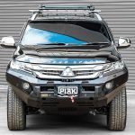 Piak Elite No Loop Bar to suit Pajero Sport QE 2016-2020 Black Tow Points (Replace water bottle)