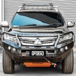 Piak Elite Loop Bar to suit Pajero Sport QE 2016-2020 Black Tow Points (Replace water bottle)
