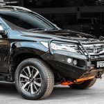 Piak Elite Loop Bar to suit Pajero Sport QE 2016-2020 Black Tow Points (Replace water bottle)