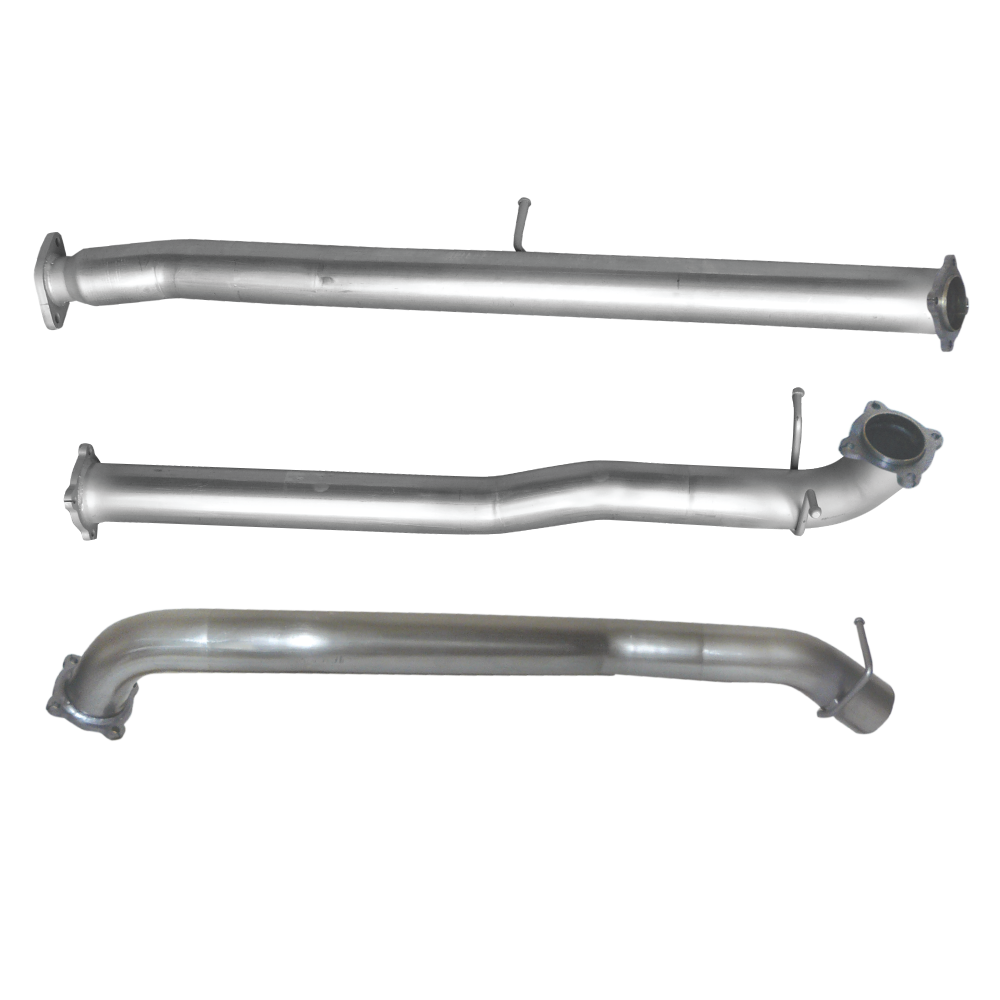 STAINLESS STEEL EXHAUST KIT WITH MUFFLER DELETE FORD RANGER PXII 3.2L