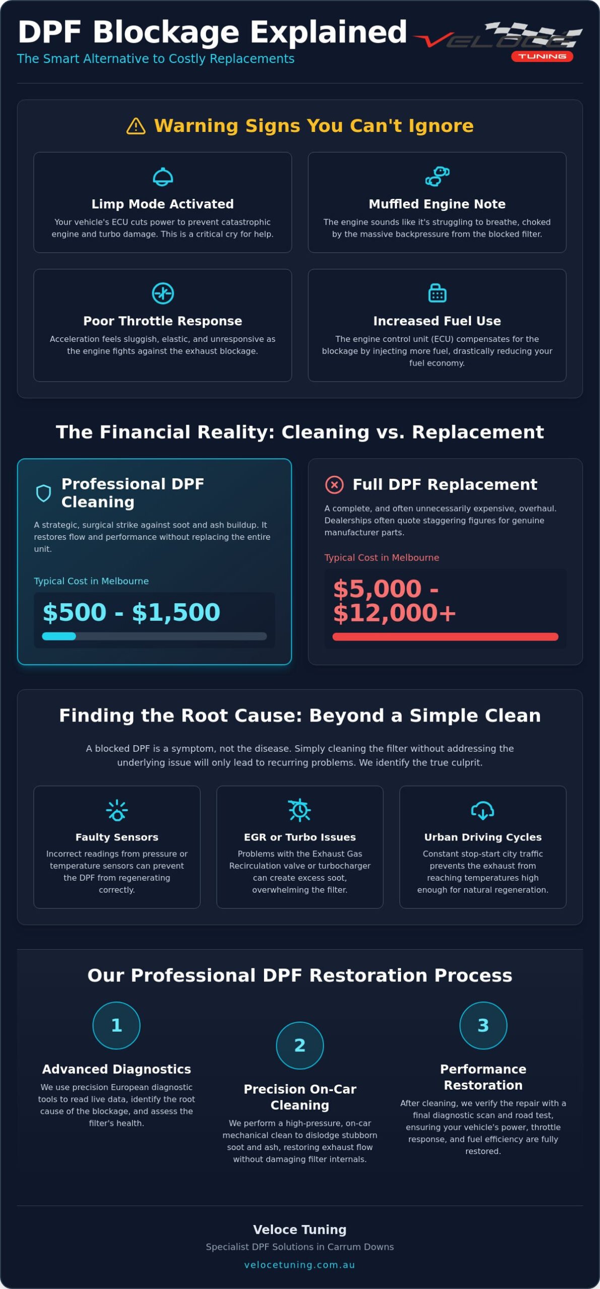 DPF Cleaning Cost Melbourne: Your Guide to Professional Blocked DPF Fixes