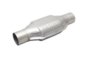 100 Cell Oval Metallic Catalytic Converter with 3Inch Inlet