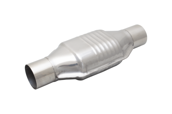 100 Cell Oval Metallic Catalytic Converter with 3Inch Inlet