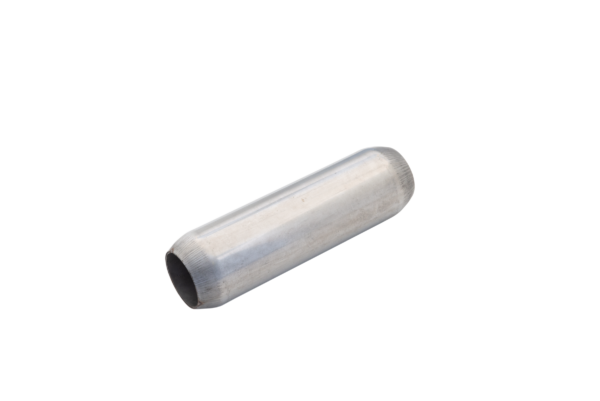 Hot Dog Resonator 2.5Inch Inlet 16Inch Long Raw 409 Stainless Steel