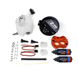 X2 FUEL PUMP MODULE, DEATSCHWORKS VE-F, 2 X 420 PUMPS,
