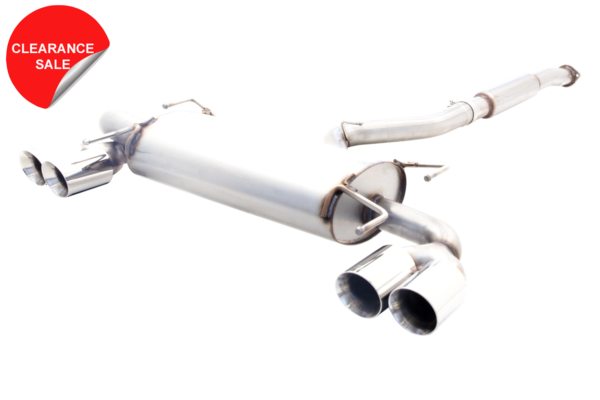 Subaru WRX STI G3 S2 Hatch Cat Back System in Stainless Steel