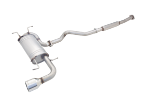 Subaru Impreza Raw 409 Stainless Cat Back System with Single Tip