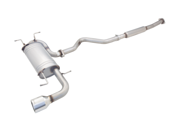 Subaru Impreza Raw 409 Stainless Cat Back System with Single Tip