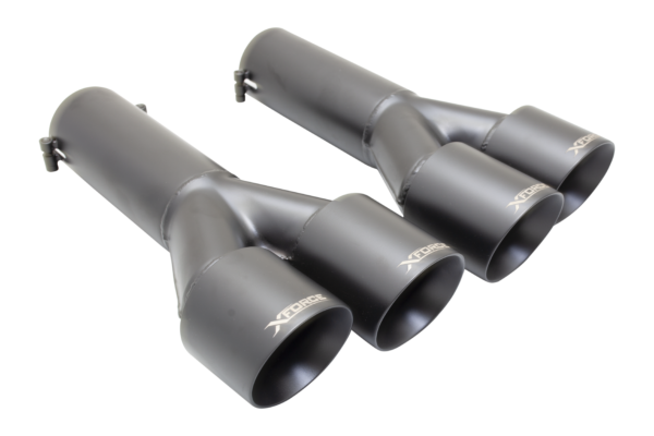 Holden VE/VF Sedan 3Inch Inlet Black Tips