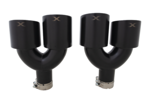 Audi S3 Black Quad 4 Inch Tip Option