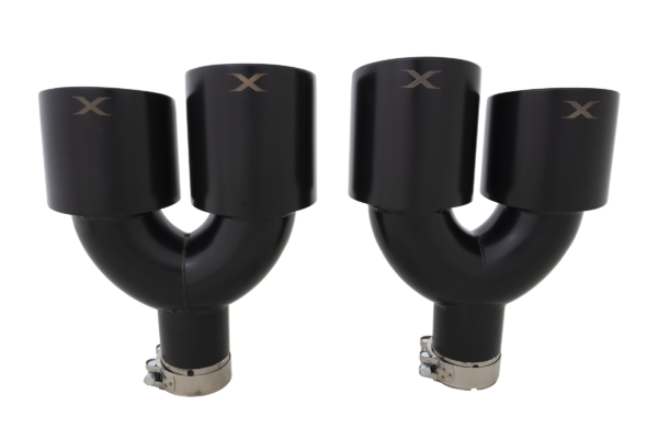 VW R Black Quad 4 Inch Tip Option