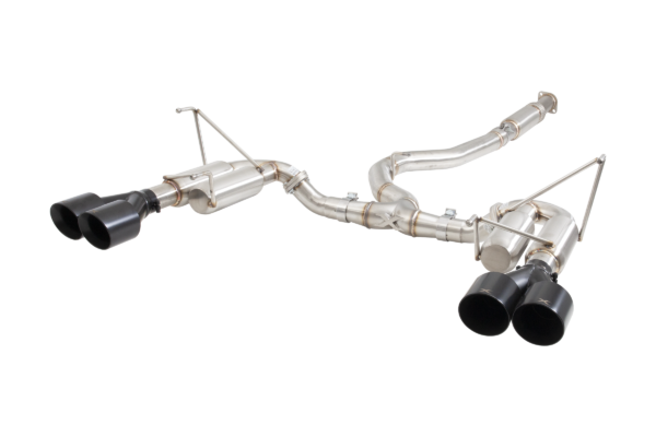 Subaru WRX STI G3 VA Sedan Race Cat Back Exhaust with Black Tips