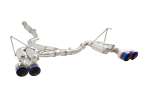 Subaru WRX STI G3 VA Sedan Race Cat Back Exhaust with Burnt Blue Tips