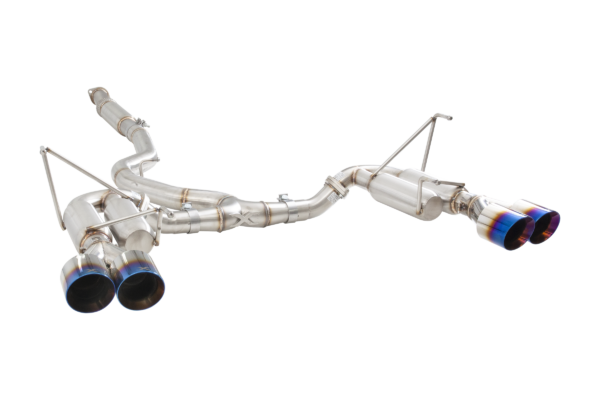 Subaru WRX STI G3 VA Sedan Race Cat Back Exhaust with Burnt Blue Tips