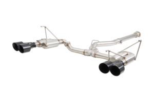 Subaru WRX Sedan VB Race Cat Back Exhaust System with Black Tips