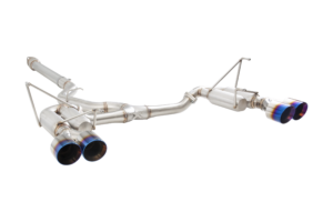 Subaru WRX Sedan VB Race Cat Back Exhaust System with Burnt Blue Tips