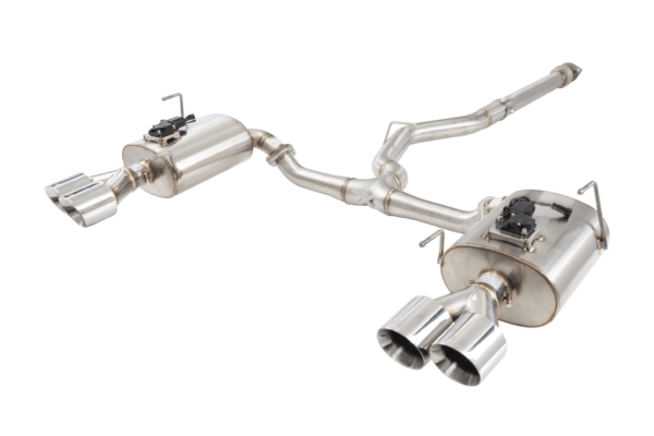 SUBARU WRX SEDAN VB Varex WR Valved Cat Back Exhaust System with Polished Tips