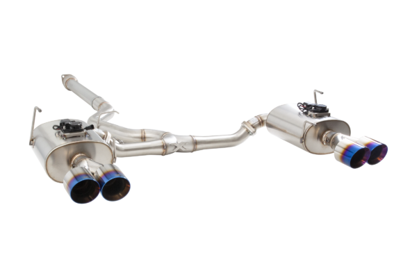 SUBARU WRX SEDAN VB Varex WR Valved Cat Back Exhaust System with Burnt Blue Tips