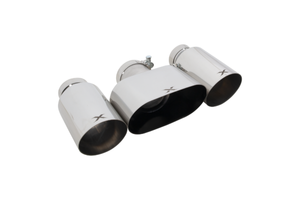 Toyota Corolla GR Polished OEM Style Single Wall Angle Cut Tips