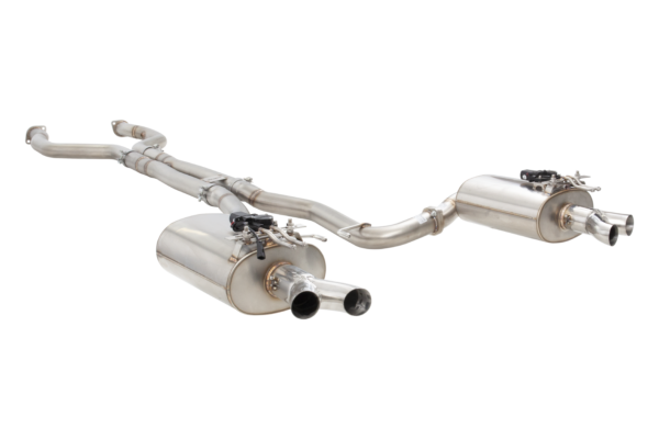 HSV VF Sedan Straight Pipe Center Twin 3Inch 304 SS Varex Valved Cat Back