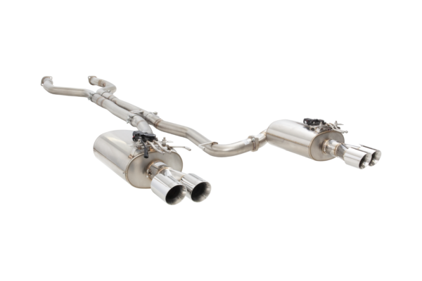 Holden VE VF V8 Sedan Straight Pipe Center 304 SS Twin 3Inch Varex Valved Cat Back