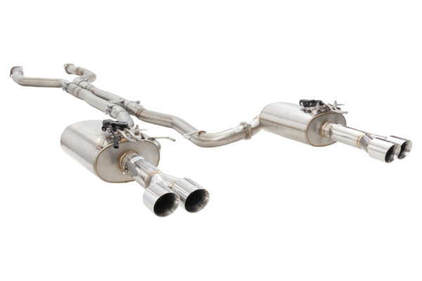 Holden VE VF V8 Ute Straight Pipe Center 304 SS Twin 3Inch Varex Valved Cat Back