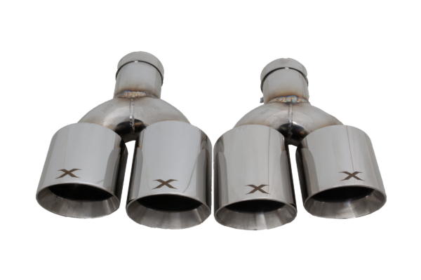 Cupra VZX Polished Quad 4 Inch Tip Option