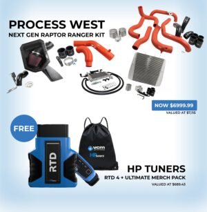 Ultimate Ranger Raptor Process West (red & silver) & RTD4 Bundle