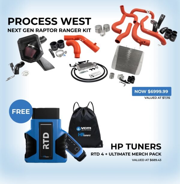 Ultimate Ranger Raptor Process West (red & silver) & RTD4 Bundle