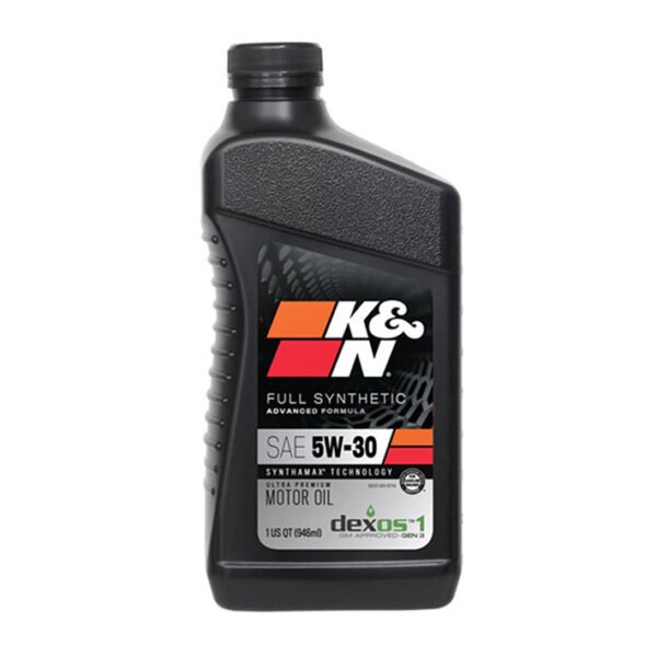 104103 K&N Oil; 5W-30 K&N Synthetic Motor Oil, Quart