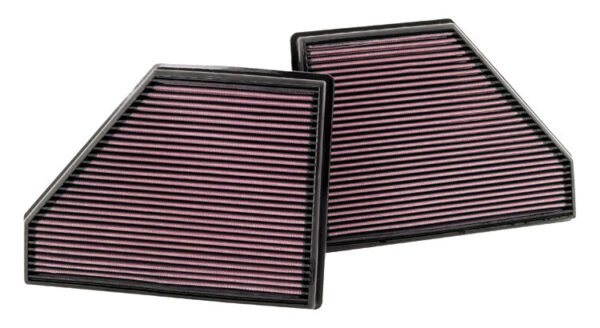 33-2407 K&N Replacement Air Filter, 2007 - 2010 BMW X5 4.8L