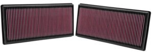 33-2446 K&N Replacement Air Filter, 2009 – 20225 Land Rover Range Rover/ Defender/ Discovery