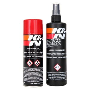 99-5000 K&N Air Filter Cleaning Kit: Aerosol Filter Cleaner and Oil Kit