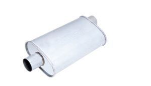 Universal Muffler 4 x 8 x 14 Inch Body 2Inch Pipe Size