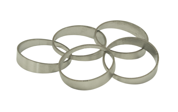 1.75inch Pie Cuts Brushed Stainless Steel 45Deg 1D