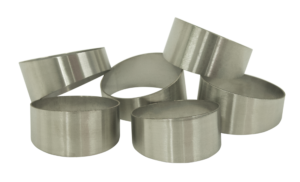 2.5inch Pie Cuts Brushed Stainless Steel 90′ 1.5D