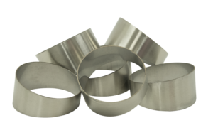 3.5inch Pie Cuts Brushed Stainless Steel 45′ 1.5D