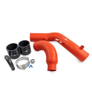 Process West 3.5 INCH CROSSOVER PIPE wrinkle red powder coated finish