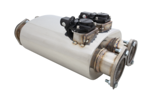 Dual 3Inch Oval Varex Universal Muffler