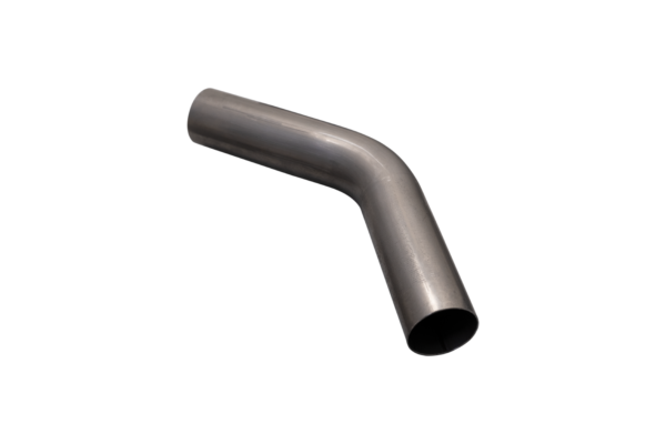 2.25Inch Mandrel Bend, 45 Degree, 409 Stainless Steel